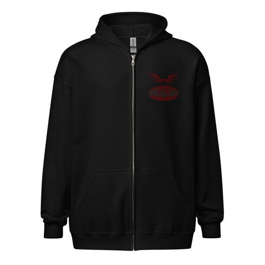SmilOn black zip hoodie
