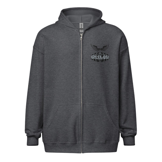 SmilOn grey zip hoodie